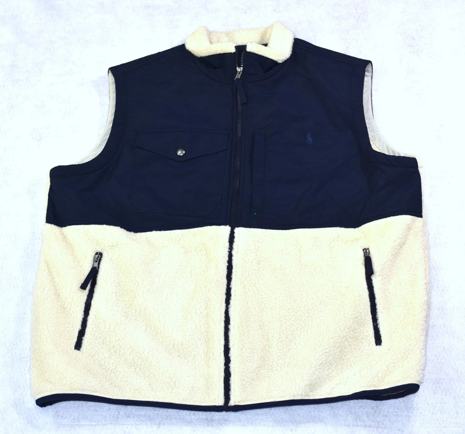 Ralph Lauren Sherpa Fleece Hybrid Performance Vest 2XLT 2X Tall NWT - Image 2 of 4