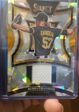 2025 Panini Select - Selective Swatches Bubba Chandler #SS-BC Ice Prizm (MEM,...