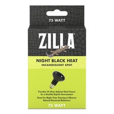 Zilla Incandescent Spot Bulb Night Black For Reptiles Heat And Light 1 Count
