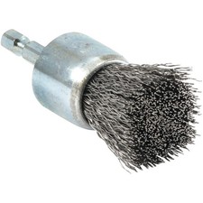 Forney 1 In. Hex .008 In. Drill-Mounted Wire Brush 72737 Forney 72737