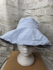 Vintage Y2K Sun n Sand Blue Bucket Hat Adjustable Retro Cotton