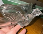 Vintage Jeanette Glass Pheasant Three Footed Bowl Exc!!