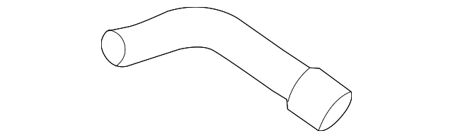 Nissan 2012-2019 genuino - Manguera superior 21501-3HC3A Foto 2 de 3