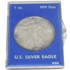 1990 American Silver Eagle 1 oz .999 BU - Heavy Toning Dark Tarnish