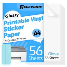 Printable Vinyl Sticker for Inkjet Printer, Glossy Inkjet Printable Vinyl, 8....