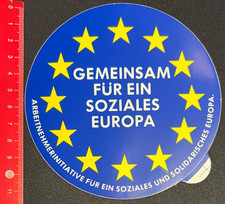 Together for a Social Europe - Decal Sticker /11061737