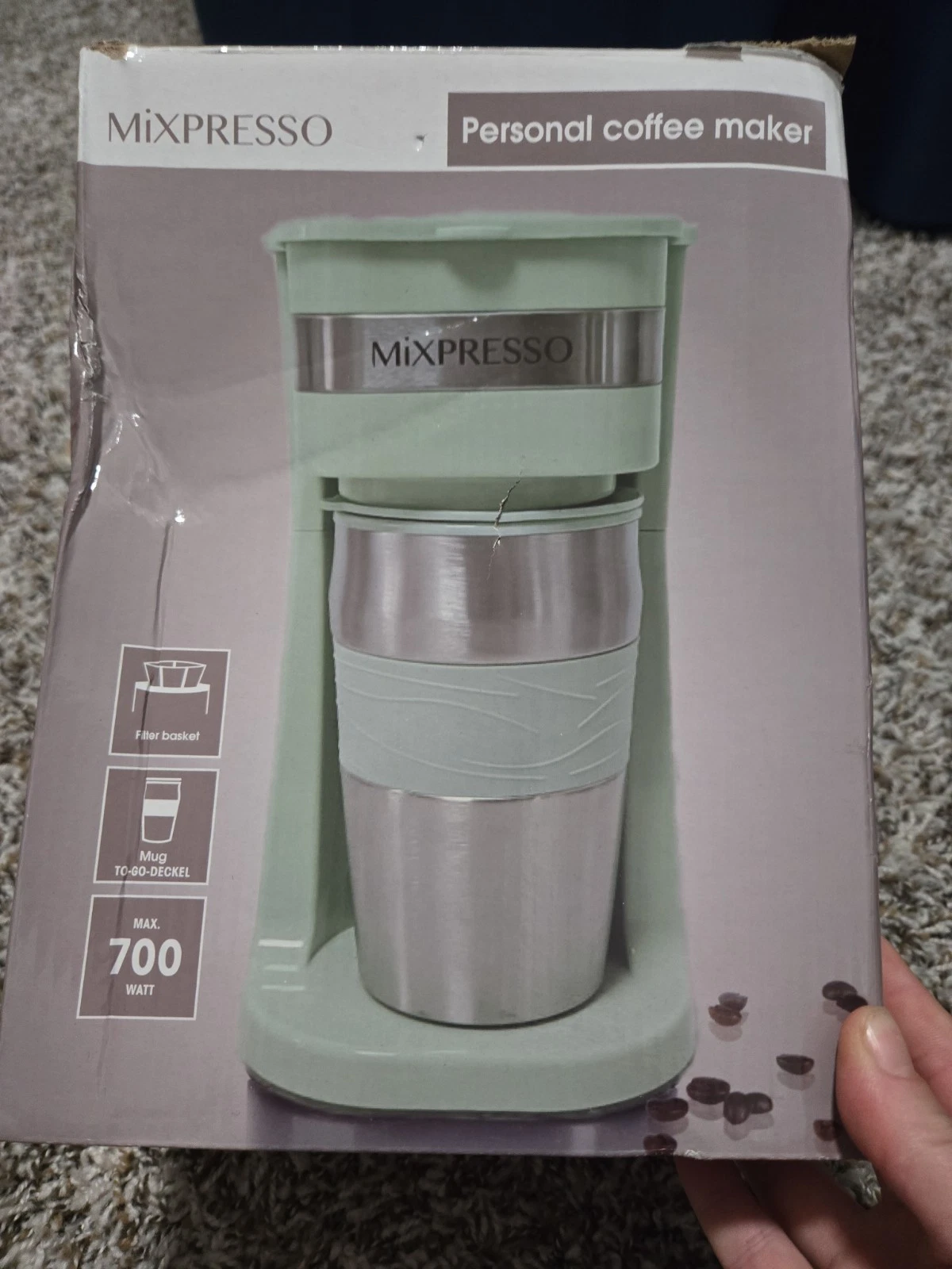 Mixpresso Personal Coffee Maker Mint Green