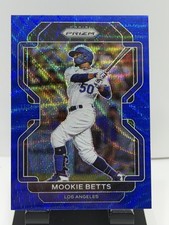 2022 Panini Prizm - Tier II Mookie Betts #191 Blue Wave Prizm /60