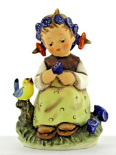 Goebel Hummel Figur, 12cm, "Enzian-Mädchen", "The Botanist", Marke 1972 TOP