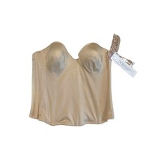 Dominique 8541 Ariel Hidden Underwire Longline Bra Size 36A Bridal read 88