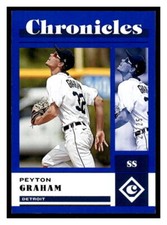 2023 Panini Chronicles #32 Peyton Graham Blue #/25