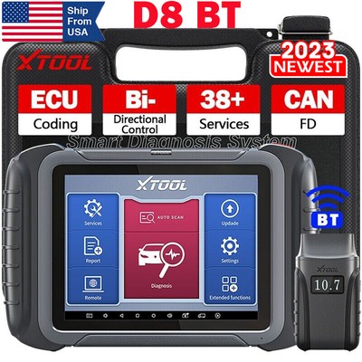XTOOL D8BT Full System Diagnostic Bi-Directional Scanner Key Coding Programming