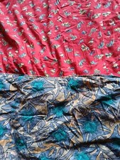 1951 Handmade 2-Sided  Purpose Quilt COWBOY for Child and 50s MOD Print