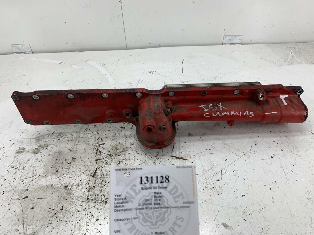 Cummins ISX Oil Cooler and Filter Housing 4965895 | eBay
