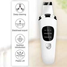 Facial Ultrasonic Skin Spatula Face Extractor Peeling Deep Cleaner Tool