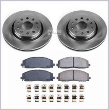 2x BREMSSCHEIBEN + BREMSKLÖTZE VORNE FÜR JEEP WRANGLER GLADIATOR 2018 - 2024 3.6