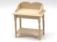 Dolls House Wash Stand Wood Unfinished Furniture Miniature 1:12th Scale JASPERS