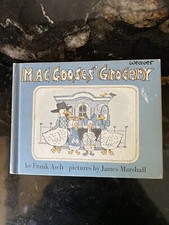 Mac Gooses' Grocery 1978 Frank Asch Illustrator James Marshall HC Very Good RED.