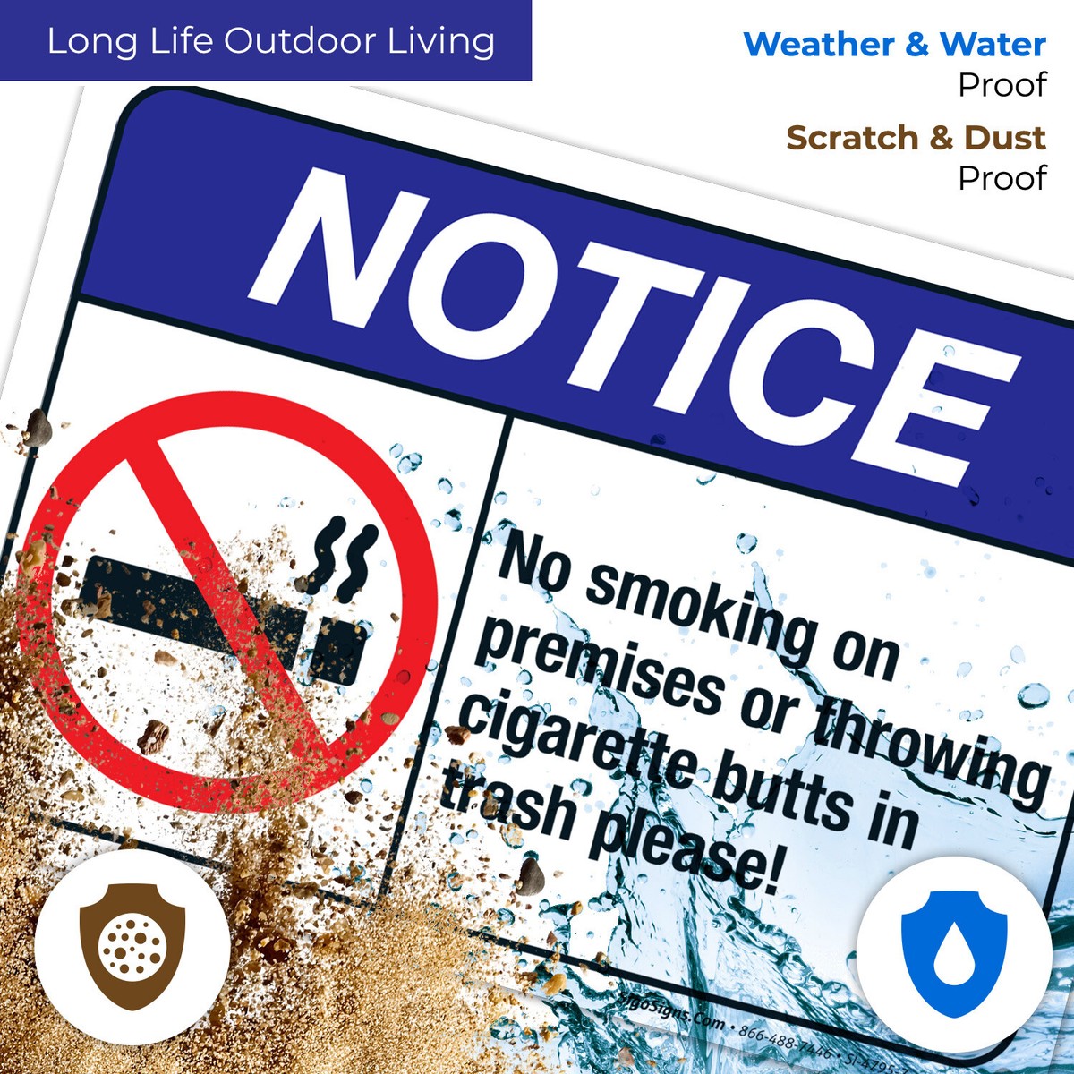 do not throw cigarette notice Metal Sign - Please Drop Your Butts - Do Not Cigarette Butts Sign - Use Indoor/Outdoor No Smoking On Premises Or