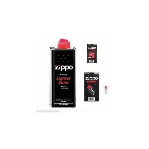 ZIPPO PETROL FUEL LIGHTER FLUID OR 6 FLINTS OR 1 WICK - GENUINE PRODUCTS OPTIONS - Image 1 of 1