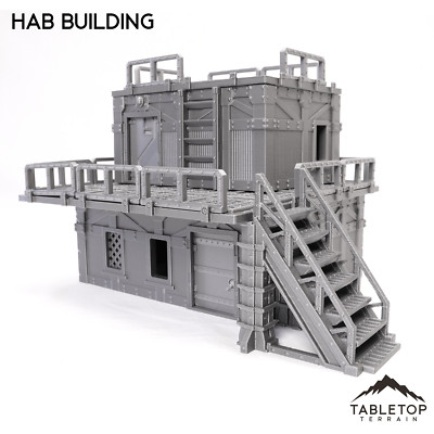 Hab Building - Grimdark UnderNidus Building - Grimdark Gothic Wargaming Tabletop