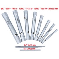 KS Tools Classic RohrsteckschlüSsel-Satz, 10-Tlg., 6X7-20X22Mm (518.0900)