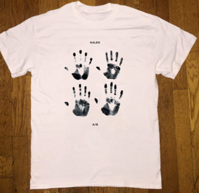 Rare Kaleo Band A B Album T Shirt White All Size Gift fan  BB526