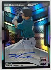 Jonny Farmelo 2023 Panini Elite Extra Edition Prime Numbers Autograph Auto #d/60