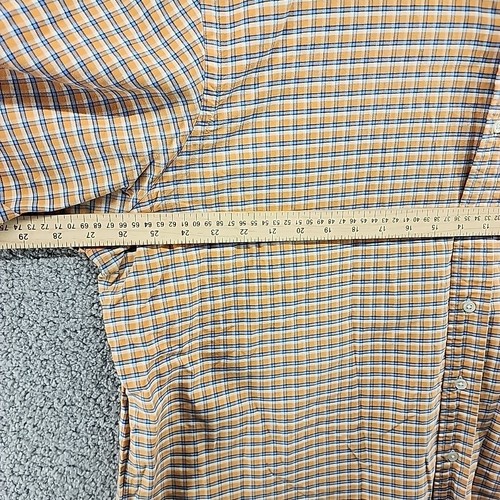 Polo Ralph Lauren Dress Shirt Men's Size 2XLT Classic Fit Orange Plaid Cotton - Picture 9 of 11