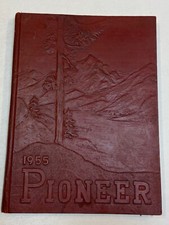 1955 Andrew Lewis High School Student Yearbook Salem Virginia Vintage Pioneer VA