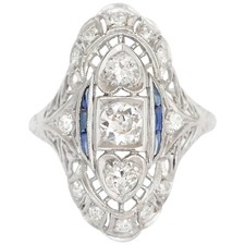 1Ct White Round Cut Vintage Style Engagement Wedding Ring In 925 Sterling Silver