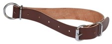 Kerbl - Collare in pelle per pecore e capre con anello a D e chiusura con fibbia