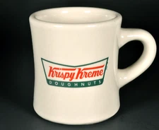 Krispy Kreme Doughnuts 9oz. Diner Coffee Mug Heavy Duty Painted Logo