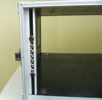 TEGO PRO 2 HE 19" Effektrack Flightcase 43 Cm Tief, Double Door, Verstärkerrack