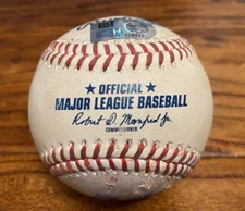 Jose Abreu Astros Game Used Baseball 3/28/2023 vs Space Cowboys Forrest Whitley