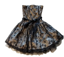 Cache Black Formal Dress Strapless SIZE 4