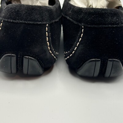 Genuine Salvatore Ferragamo Black Suede Mens Loafers Size  display picture 1