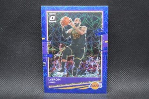 LeBron James #13 - 2020-21 Panini Donruss Optic - Blue Velocity Prizm - B