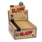 1 Box (50 Booklets) RAW King Size Slim Classic Rolling Papers, Unbleached