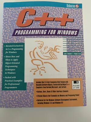 C++ Programming For Windows 9780078818813| eBay