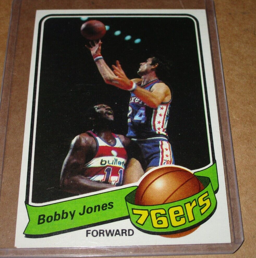 1979-80 TOPPS BASKETBALL CARD #132 BOBBY JONES PHILADELPHIA 76ERS