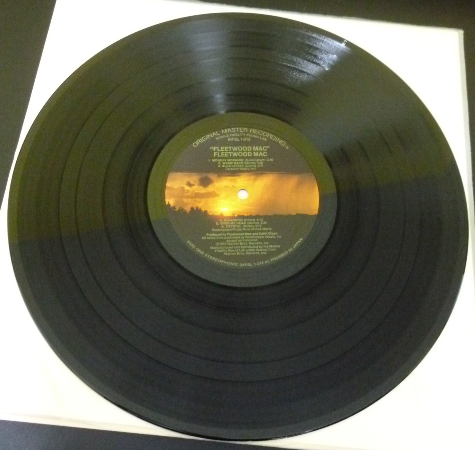 Fleetwood Mac ~ Original Master Recording ~ Vinyl LP ~ MFSL 1-012 ...