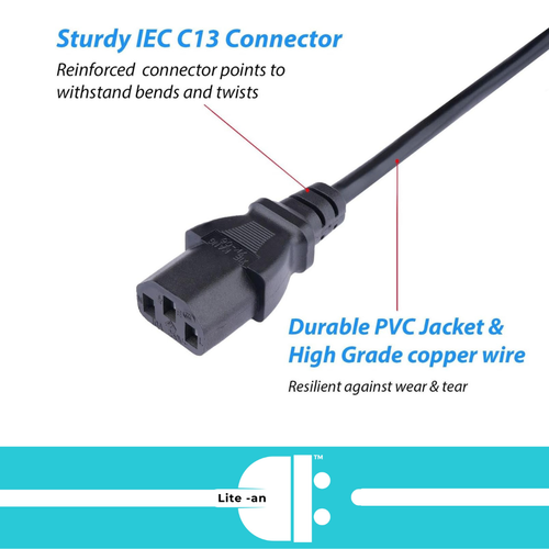 Für Xbox One/360/PS4 PRO Netzteil Wasserkocher Bleikabel 3-polig UK Stecker Lot - Bild 8 von 25