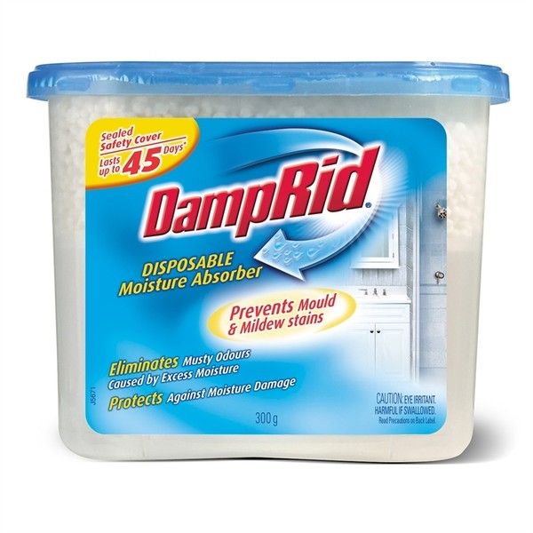 Bucket Damp Rid Disposable Moisture Absorber Fragrance White 300g AU
