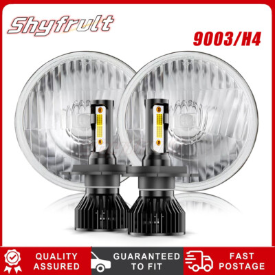 2PC 7'' inch Round LED Headlights Hi/Lo Beam for Chevy Styleline Deluxe 1949-1952