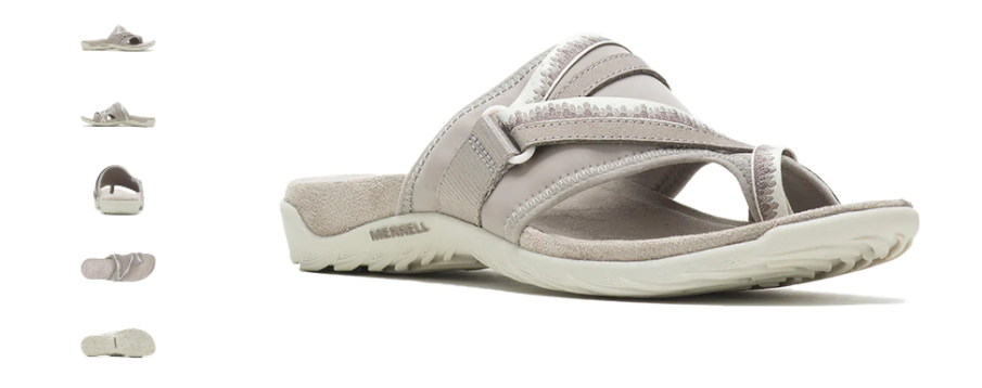 Sandali comfort Merrell Terran 3 Cush Post Moon da donna taglie 5 11 LARGHI NUOVI!!!!