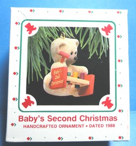 baby's second christmas ornament 2018