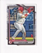 2024 BOWMAN DRAFT SHENG-EN LIN 12 CARD Lot (X1)