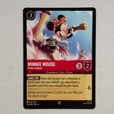 Minnie Mouse 120/204 Disney Lorcana Azurite Sea Regular Super Rare Card NM
