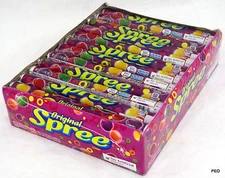Spree Original Candy Rolls 36 Ct 1.77 oz Candy Bulk Candies Tart Sweet Hard
